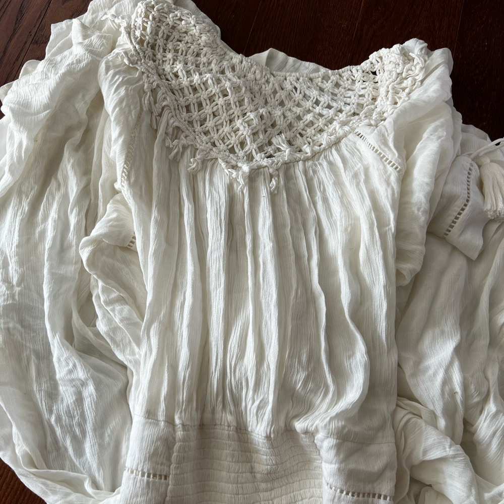 FREEPEOPLE Camille Maxi Ivory Dress - Picture 2 of 6